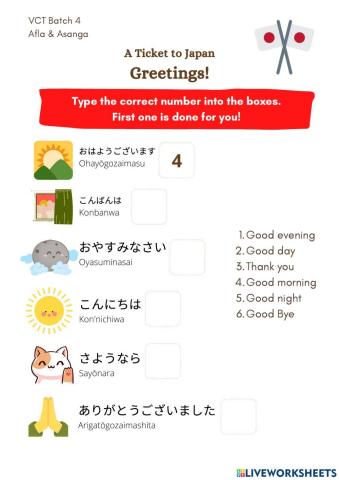 Greetings-Japanese