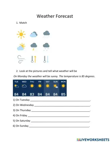 Weather forecast