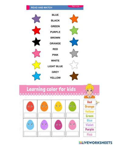 Bài ôn tập tiếng Anh color