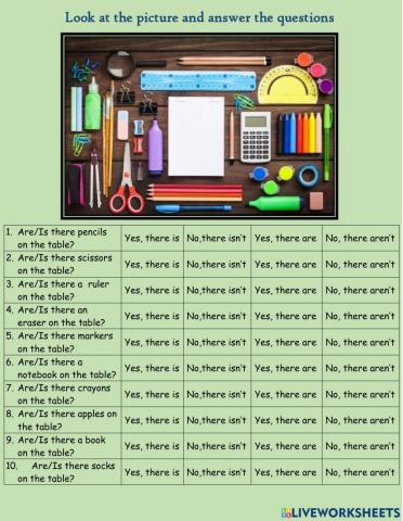 There is, there are questions