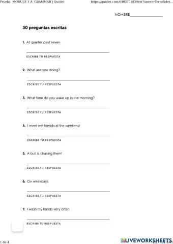 Present Simple-Continuous Speaking