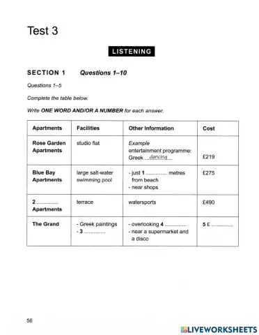 Listen - cam 9 - test 3 - section 1