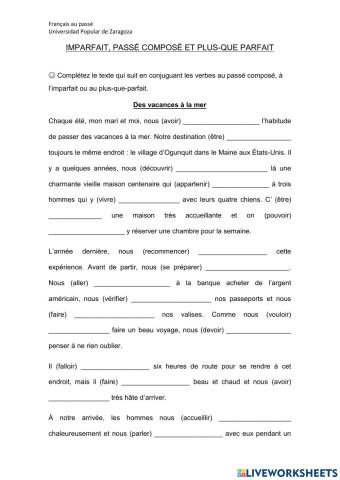 Raconter une histoire au passé