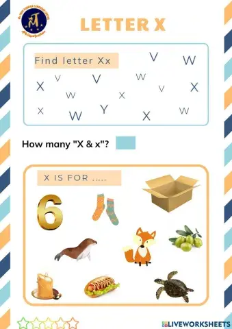 Find Letter Xx