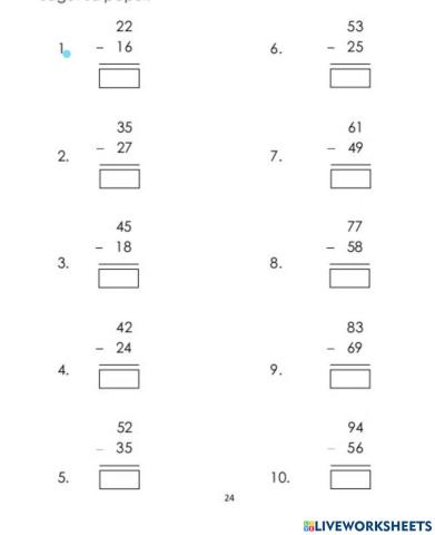 Subtraction