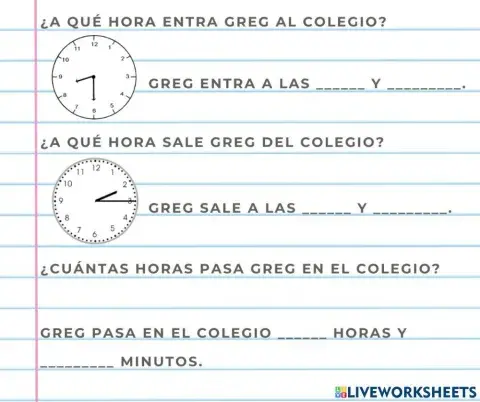 La hora analógica