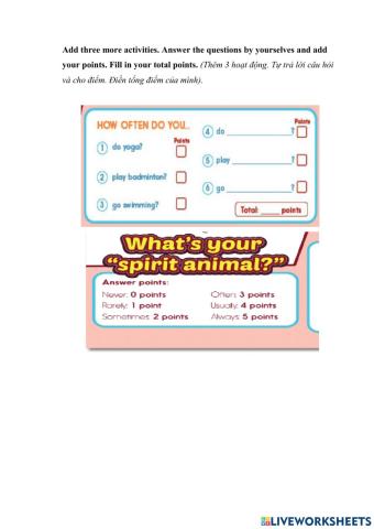 U4 - Speaking - Spirit Animal