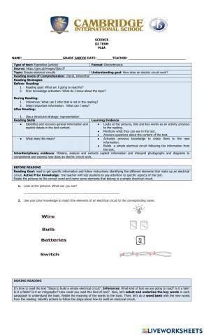 PLEA ELECTRIC CIRCUITS