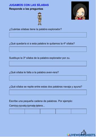 Jugamos con las sílabas 09