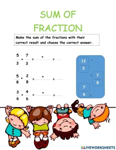 Sum of fractions