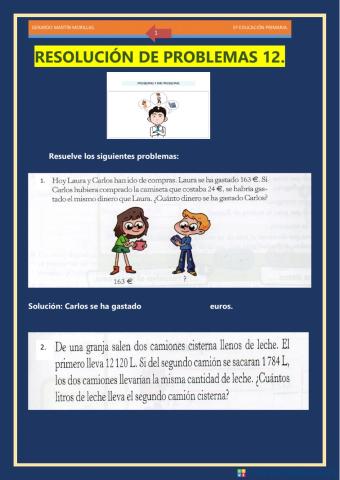 Resolución de problemas. Tarea 12.