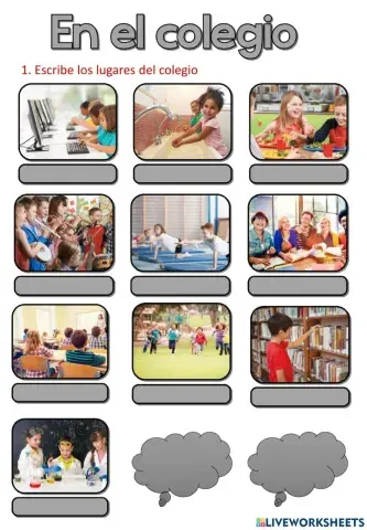 Lugares del colegio