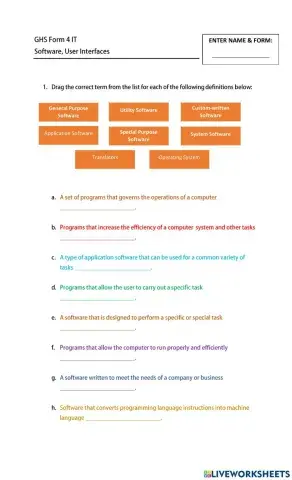 Software-User Interfaces