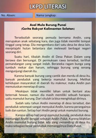Asal mula burung punai