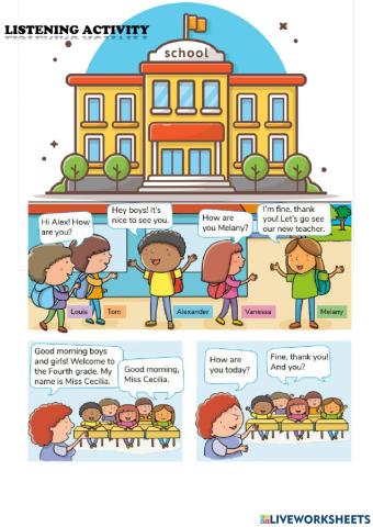 What do we go at school?