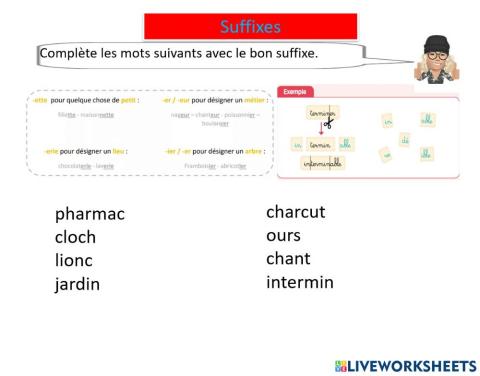 EDL teacher geraldine suffixes s9