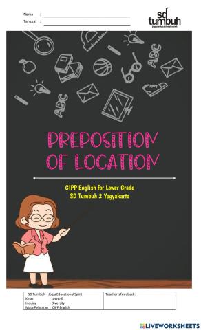 Fun And Games: Preposition Of Location-A