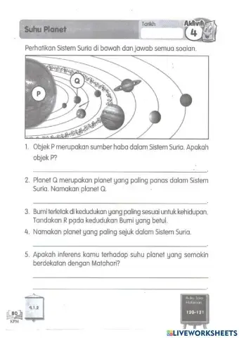 Sistem Suria (TH 3) Aktiviti 4 - MS 80
