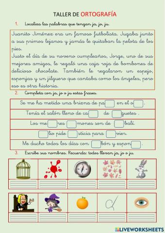 Taller de Ortografía