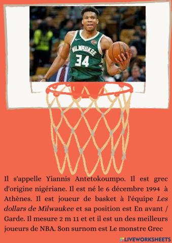 Parler de son joueur préféré