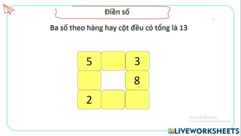 BTT2 Tuần 10- Em làm được gì Điền số