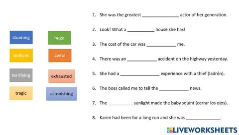 Vocabulary grade 2 Eso unit 1-2