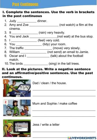 Past continuous, dates and was-were born