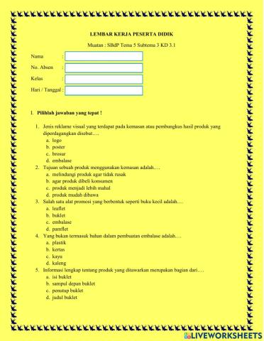 SBdP Tema 5 Sub 3 KD 3.1