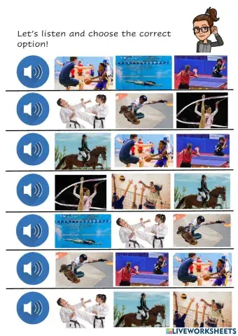 Let's listen and choose the correct option!