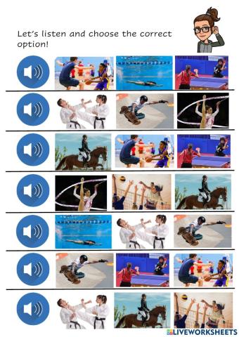 Let's listen and choose the correct option!