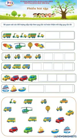 Sắp xếp theo quy tắc