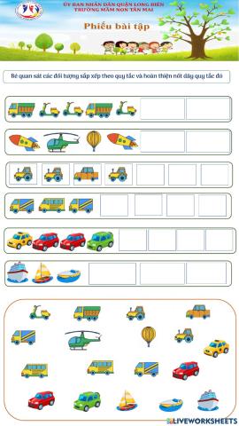 Sắp xếp theo quy tắc