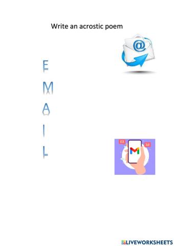Email acrostic