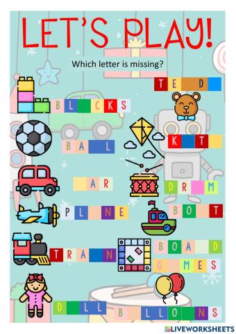 What letter is missing?