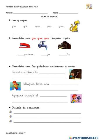 Ficha Lengua 13-1EP-Grupo gr