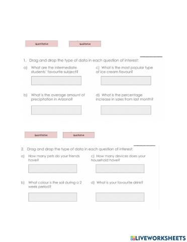 Types of Data and Types of Sampling