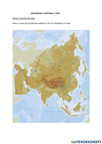 Costas e Rïos de Asia