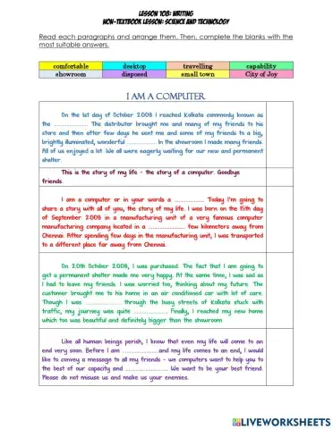 Form 2 writing ntb lesson 108