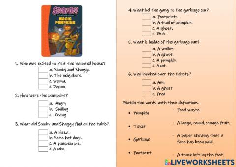 Quiz Scooby-Doo Magic Pumpkins