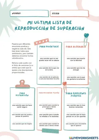 Classificación de canciones