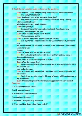 Getting started- unit 10- new text book