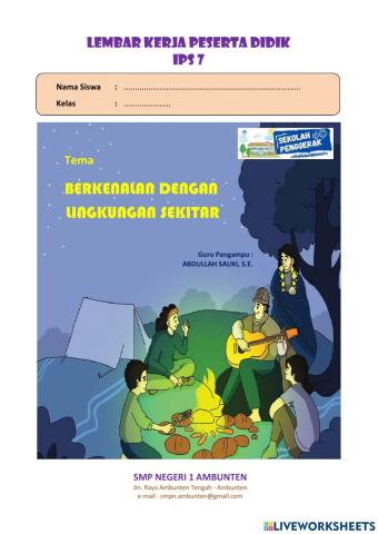 Mengenal Lingkungan Sekitar