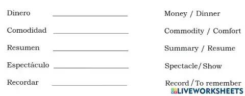 False Friends: Warm Up