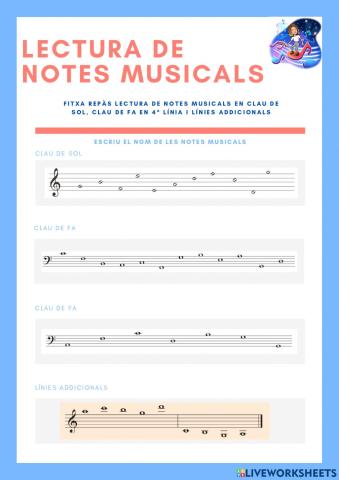 Lectura de notes musicals