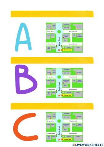 Places in town listening