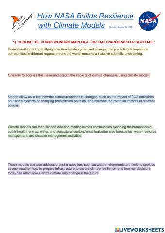 Building Resilience with Climate Models