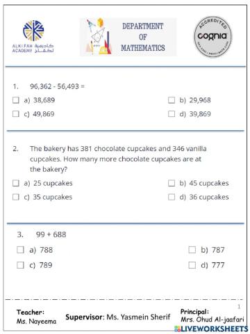 Add Multi Digits number