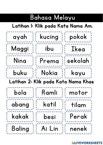 Bahasa Melayu Tahun 1