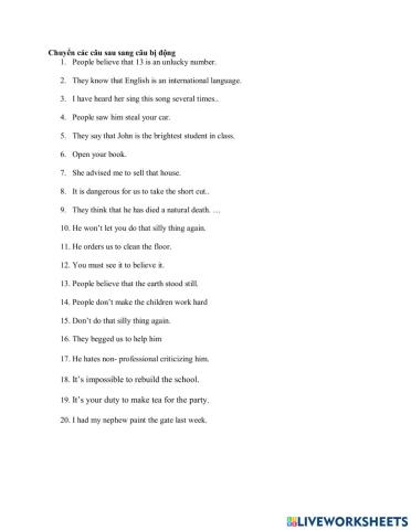 Grammar for gifted students