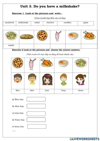 Family and friends grade 3